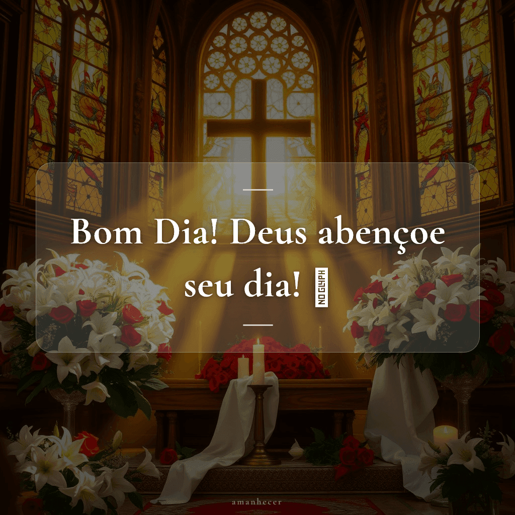 Bom Dia! Deus abençoe seu dia! 🙏
