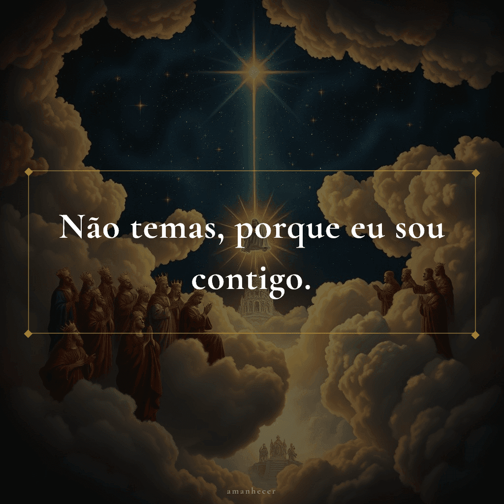 Não temas, porque eu sou contigo.